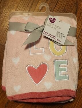 Parents Choice Pink Baby Blanket NWT